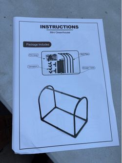 Mini greenhouse with cover for plants