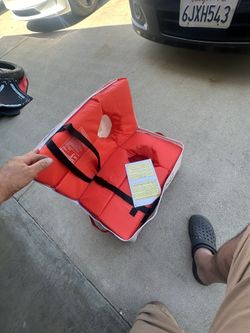 Orange Life Jackets