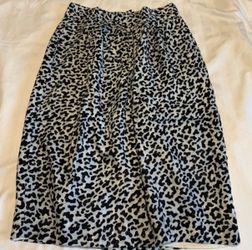 Vintage Liz Claiborne Collection Straight Pencil Skirt Sz 10 Animal Print