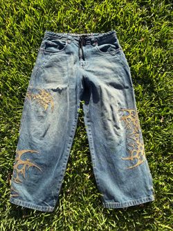 Vitriol baggy jeans goth Y2K style