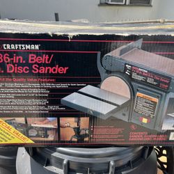 Sears Craftsman 6-in Disc Sander 4+36belt