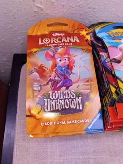 Lorcana Wilds Unknown boosters