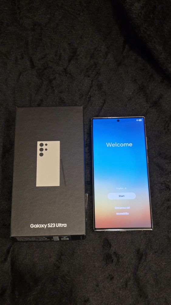 Like-new Unlocked Samsung S23 Ultra 256GB with All Original Items