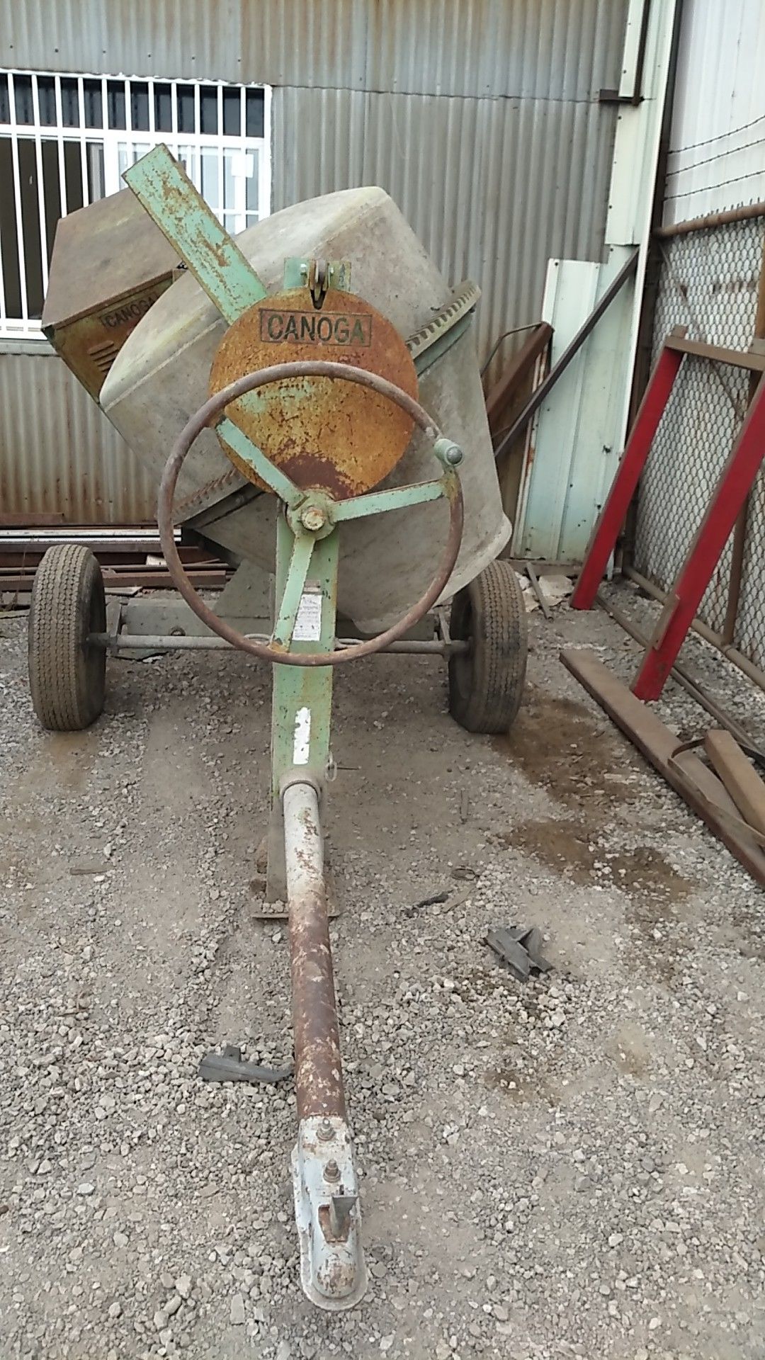 Used Canoga Motorized Cement Mixer (motor not included) for Sale in