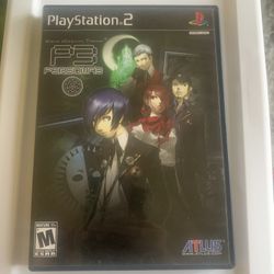 Shin Megami Tensei Persona 3 Sony Playstation 2 PS2 Tested no manual
