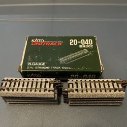Kato N Scale Unitrack Straight 62mm