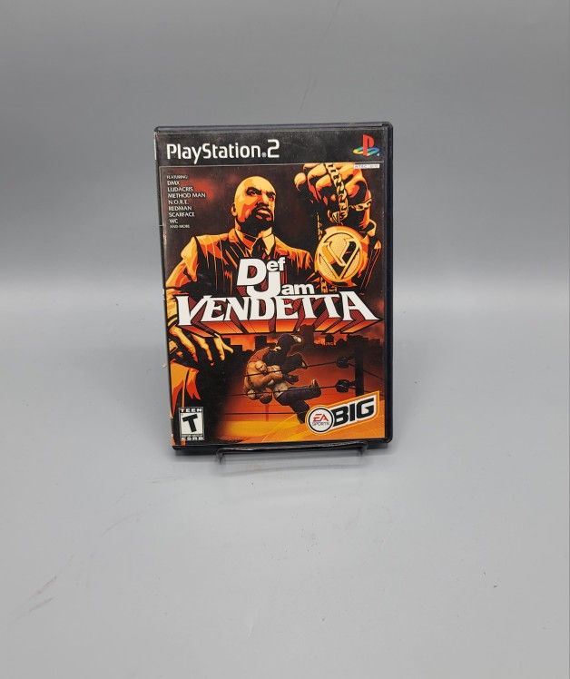 Def Jam Vendetta (Sony PlayStation 2 PS2, 2003) in Original Box with Manual