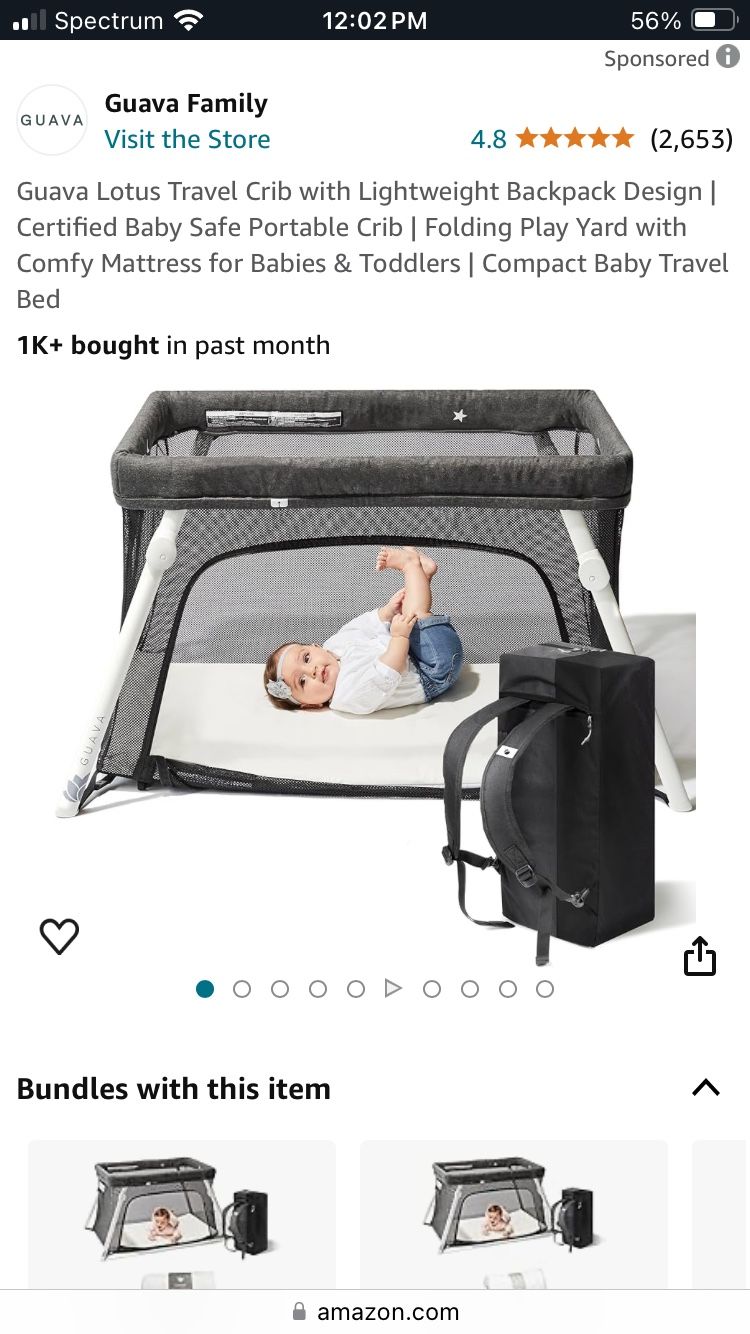 Guava Travel Crib
