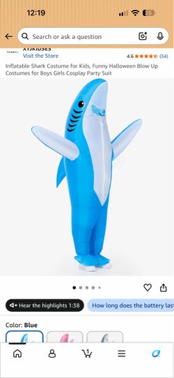 Shark Costume for Kids