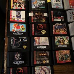 Sega Genesis Cartridges 