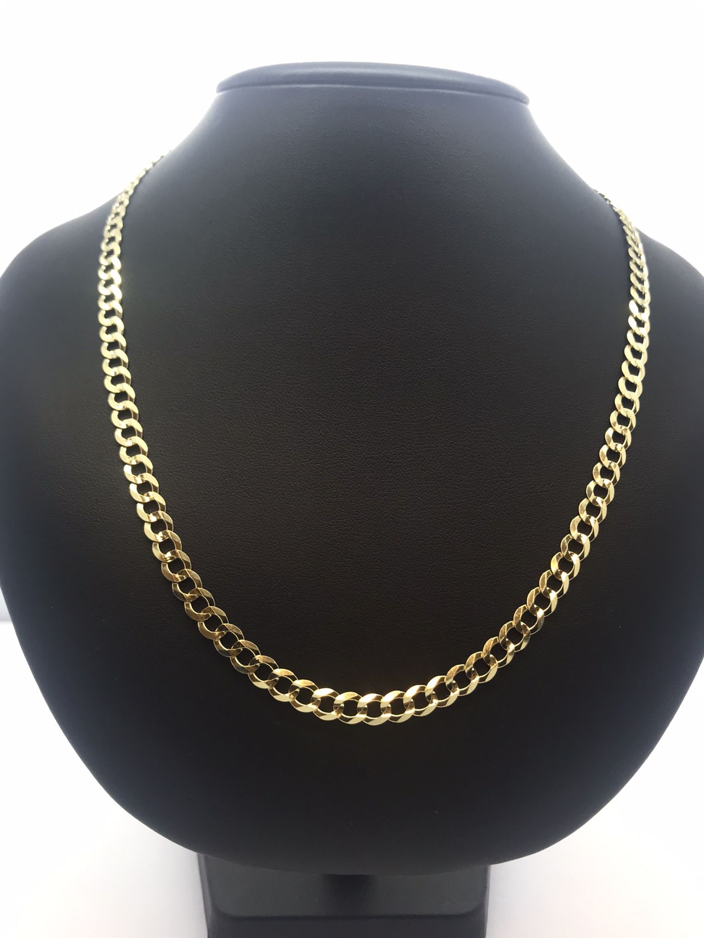 Gold Chain Cuban 14K Solid New