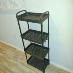 New 4 Tier Lightweight Utility Organizer Plastic Bar Cart