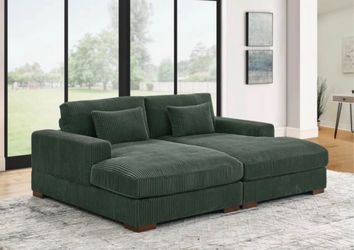 Green Coduroy Sofa