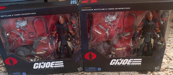 G.I. Joe Classified Series #196 Professor Rottclaw & Cobra Deinonychus - NEW (2 Available)