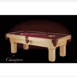 Craft Masters Champion Pool Table 