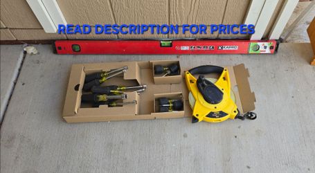 Misc Tools, Firm Price, Good Condition, Read Description for Prices