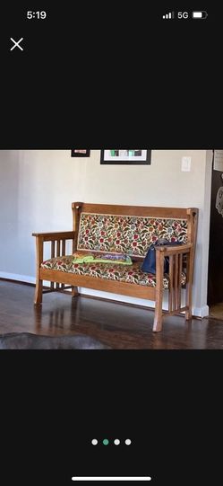 Vintage Bench And Rocking Chair