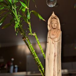 Real Wood Buddha