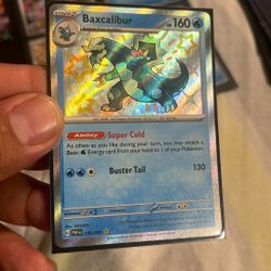 Pokemon Cards Baxcalibur Shiny 