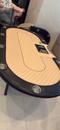 Poker Table with Cup Holders