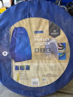 Pop up privacy shelter