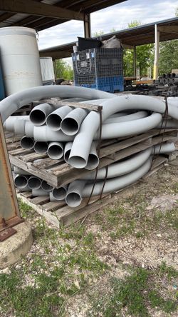 PVC pipes and stands