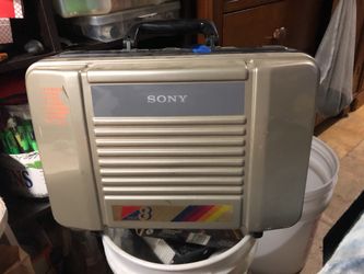 Antique Sony Camcorder in case