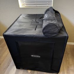 Photo Studio Light Box Photography 32"x32" with 100 LED and 4 Colors Backdrops