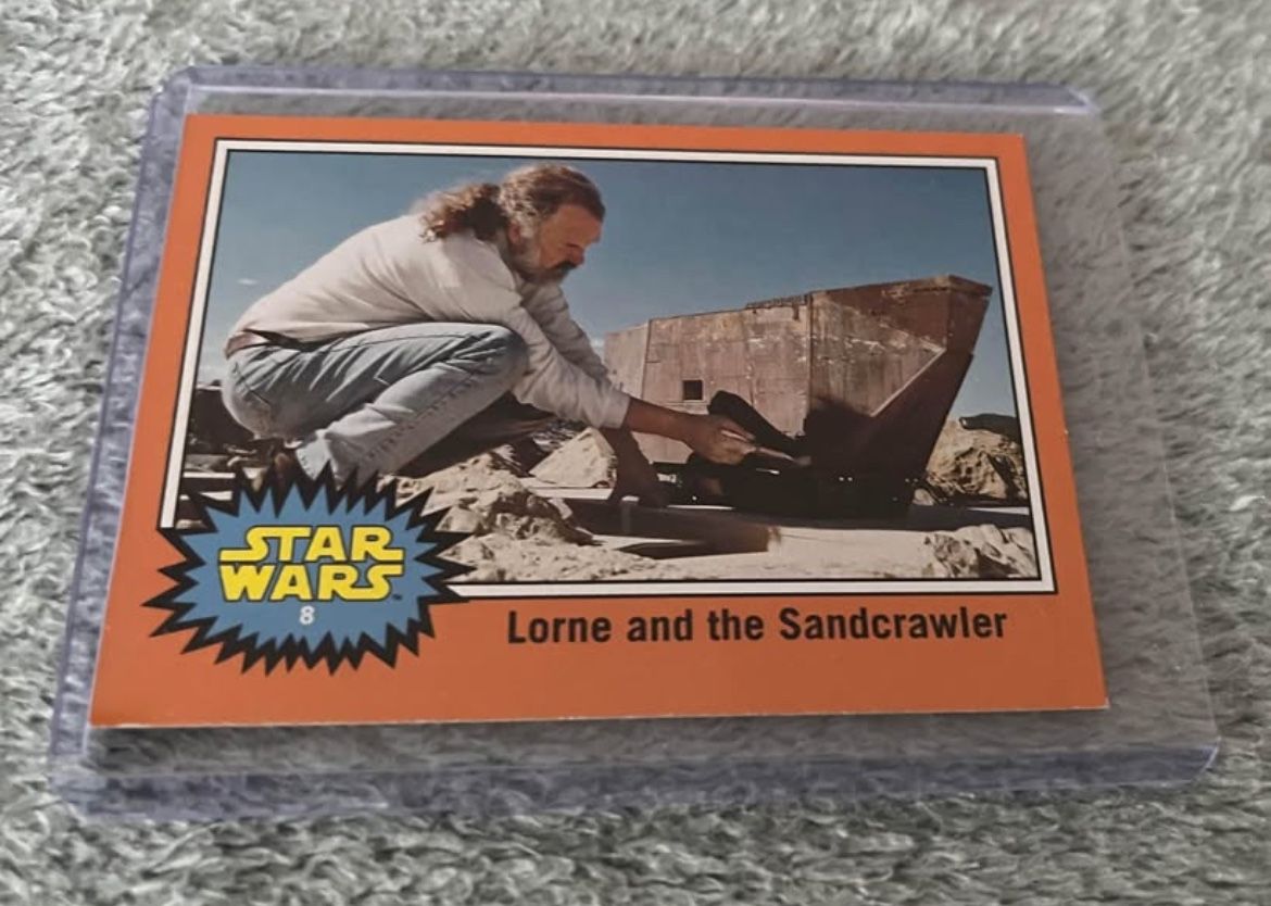 Star Wars Card #8 - Lorne and the SandCrawler - Journey to the Force Awaken