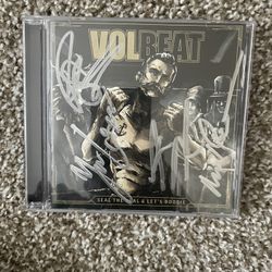 Volbeat Seal the deal lets boogie CD Signed In Person Rock Allegiance Chester Pennsylvania