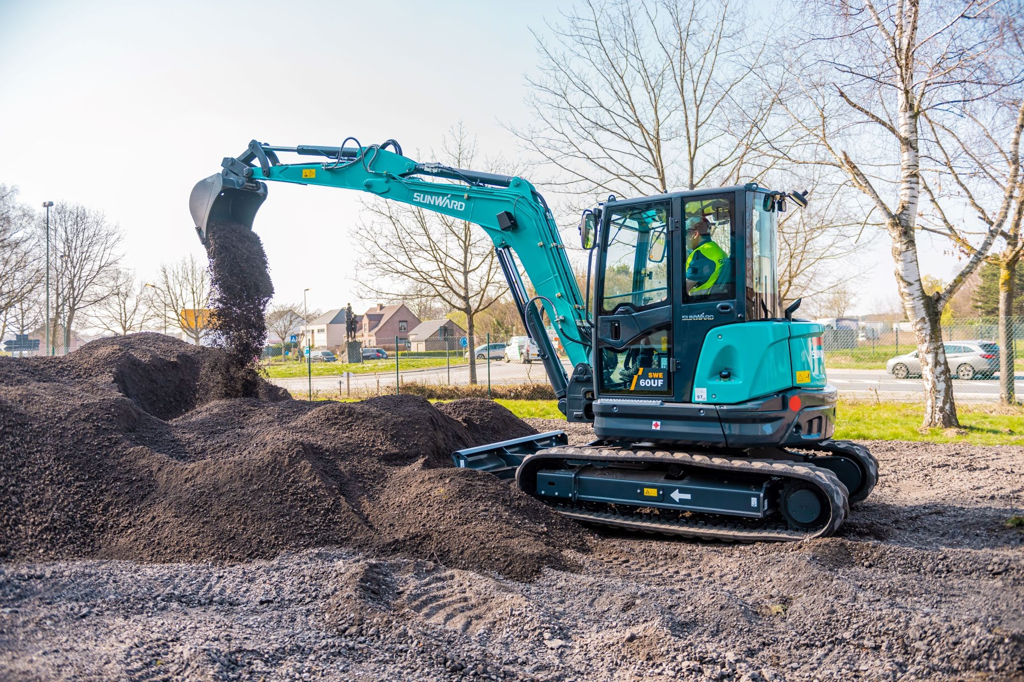 ⭐In Stock⭐ Sunward 1.8/2.5/3.5/6/9/15/21Ton Mini Excavator Kubota Engine