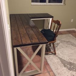 Farmhouse L shaped office desk