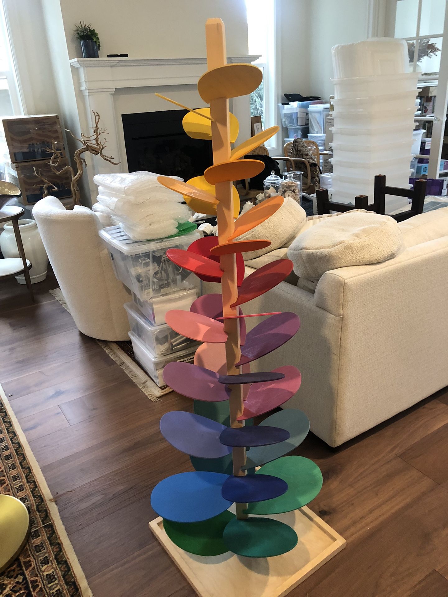 German Made Musical Wooden Tree Tower 