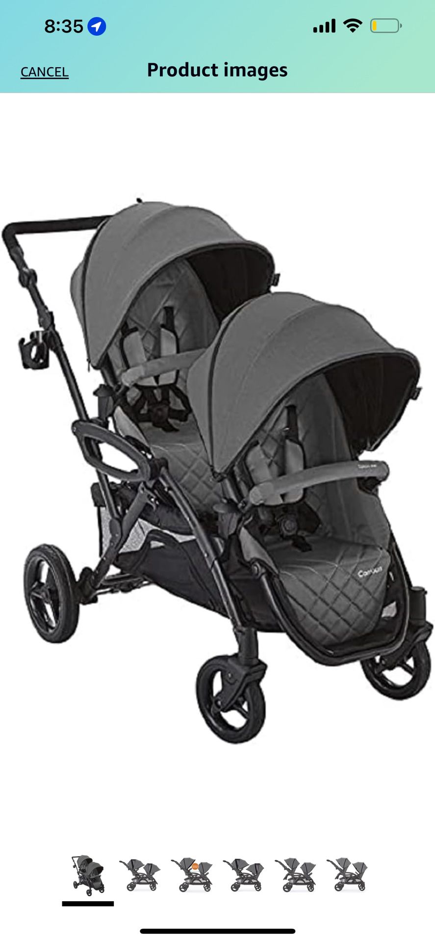 Baby Double Stroller 