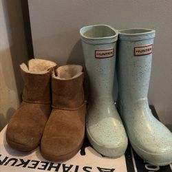 Girl's Ugg And Hunters Boots