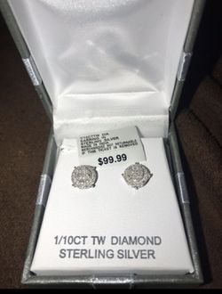 Diamond earrings (willing to trade )