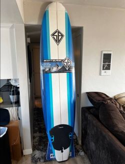NEW 8ft Foam Surfboard 8'0ft Soft Top Surf board Longboard for Beginners Like Wavestorm Odysea