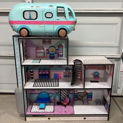 LOL Dollhouse And Motorhome