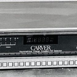 Carver TX-11 Quartz Synthesized FM Tuner.  Works GREAT!