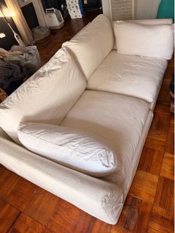 White cashew couch