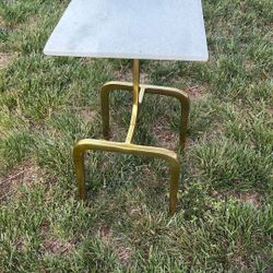 Brass End Table