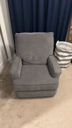 Grey Rocking Chair / Recliner