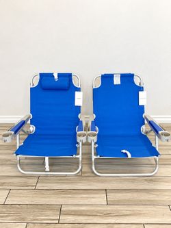New beach chairs set of 2