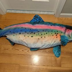 Large Trout Pillow 