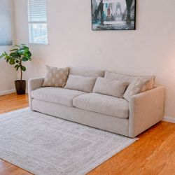 85” Premium Fabric Sofa – Deep 39” Seat