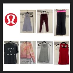 lululemon clothing size 6-8 (medium) 