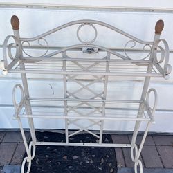 Brought iron plant stand for indoors or outdoors