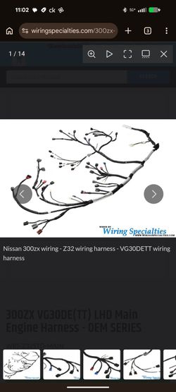 300ZX engine wiring harness