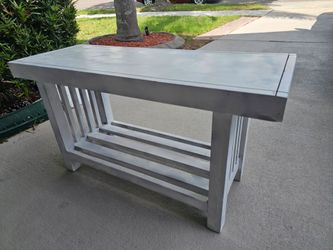 Small Wood Bench