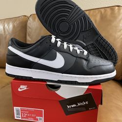 New* Nike Dunk Low Retro Panda 2.0 Black White MENS Size 12.5 US - DS OG All